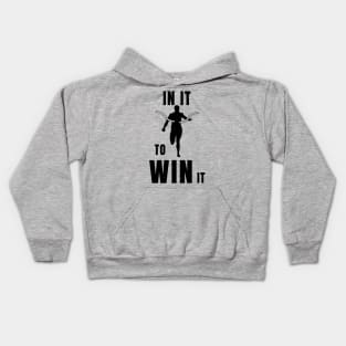 Sprinter In It To Win It Athlete Gift Kids Hoodie